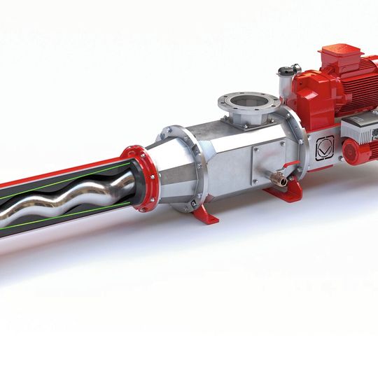 Die Exzenterschneckenpumpe Hicone für Kläranlagen und Pumpstationen (Bild:  Vogelsang)