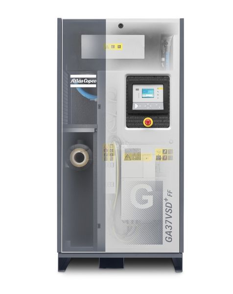 Die Technik der neuen Kompressoren hat es in sich: ... (Bild: Atlas Copco)