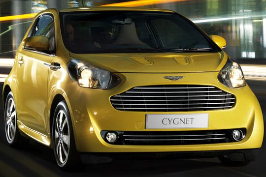 Der Kleinwagen Cygnet von Aston Martin ist baugleich mit dem Toyota IQ. (Archiv: Vogel Business Media)