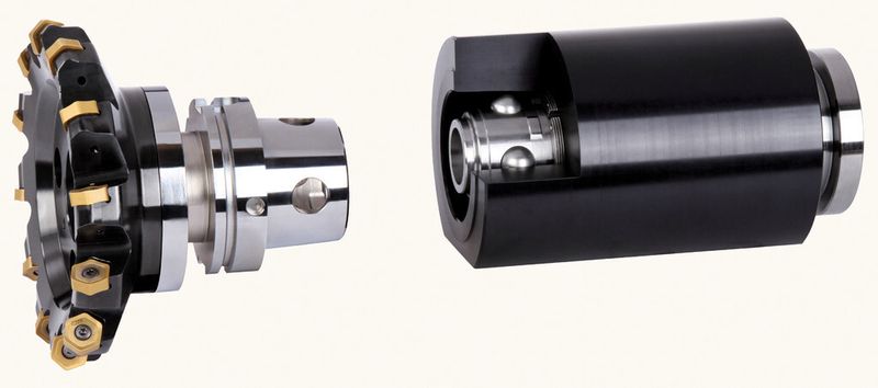 Bild 3: Kegel-Plananlage und Klemmkraft in Kombination ergeben einen verbesserten Übermaßsitz und eine dreifache Biegesteifigkeit im Vergleich zu anderen Systemen. (Bild: Kennametal)