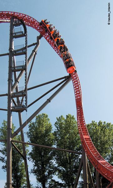 Achterbahnen im Einsatz: Inautec baut die Steuerungen für unterschiedliche Achterbahnen. (Siemens)