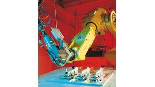 Neben der Serienfertigung wird die Roboter-Laserschweißanlage für Entwicklungs- und Konstruktionsprojekte eingesetzt. Alle gängigen Schweißnahtarten können realisiert 
werden. (Archiv: Vogel Business Media)