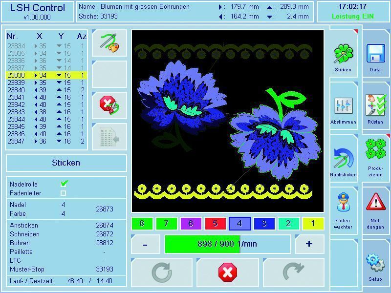 Die Maschine lässt sich am Touchscreen des Control Panels einfach bedienen. Die Erstellung der Visualisierung gestaltet sich mit LASAL Screen komfortabel. (Archiv: Vogel Business Media)
