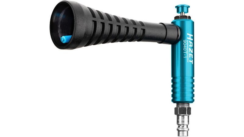 Darin ist eine Verwirbelungsdüse untergebracht, die für einen Luftimpuls sorgt. (Bild: Hazet)