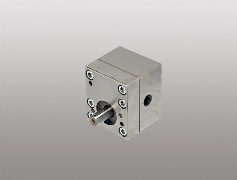 Auf dem Pumpenplatz zu sehen: Zahnradpumpe Eco.pump von Beinlich (Beinlich/hannovermesse.de)