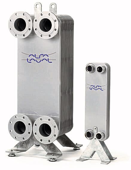 Der vollverschweißte Wärmetauscher Alfanova kann extremen Temperaturen und Drücken standhalten und ist für Aufgaben mit sehr hohen Hygieneanforderungen geeignet.(Bild:  Alfa Laval)