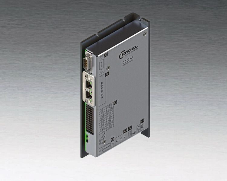 Mit dem Servo-Umrichter DSV 1032 lassen sich die sechs kleineren HBR-Servomotoren der Baureihen 16xx, 22xx und 26xx von ENGEL Elektroantriebe in vielen etablierten Feldbus-Systemen und hoch performanten Industrial-Ethernet-Netzwerken mit Echtzeit-Kommunikation betreiben. (Engel Elektroantriebe )