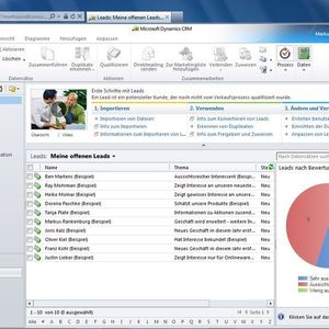 Abbildung 1: Das Vertriebs-Modul zur Verwaltung der Kundendaten, Produkte, Angebote, Aufträge, etc.