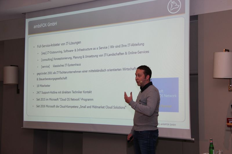 Den Weg zu mehr Storage-Performance stelle Fabian Gehling von ambiFOX für tegile Systems / HGST vor. (Vogel IT-Medien GmbH)