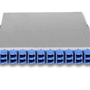 CWDM-Multiplexer-Einschub von Microsens für 10G-Übertragungsplattformen