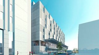 Construction of the laboratory building will begin in spring 2021 and is slated to be completed at the end of May 2022. (Nikken Sekkei)