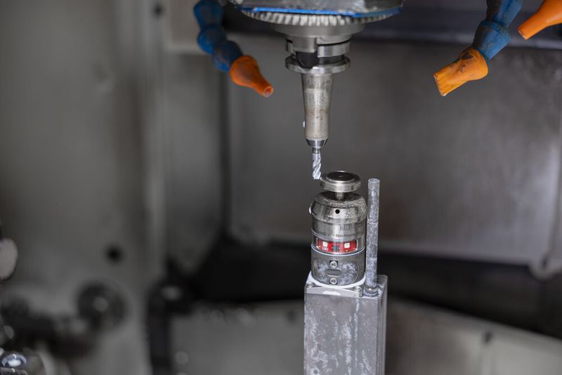 Der kabellose Werkzeugtaster ZX-Speed IR von Blum wird zur Werkzeuglängenmessung und Werkzeugradiusmessung eingesetzt. (Bild: Blum-Novotest)