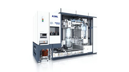 NXT:2050i, das leistungsfähigste Immersions-DUV-Lithografiesystem von ASML unterhalb der EUV-Technologie. (Bild:  ASML)