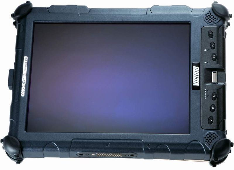 Mobile HMIs wie der Tablet-PC Exicom MT-916 spielen ihre volle Flexibilität erst in einem drahtlosen Netz aus. (Archiv: Vogel Business Media)
