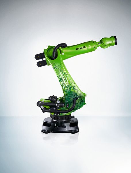 Auch nach ihrem Lebenszyklus erweisen sich die Roboter als umweltverträglich. Die Maschinen sind nahezu komplett recyclebar. (Bild: KUKA)