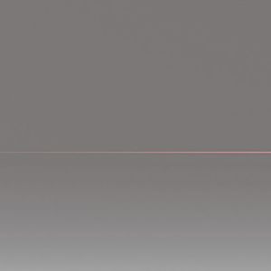 Der optimal ausgerichtete Lichtstrahl. Hier die reale Darstellung des Schielwinkels von maximal 1 Grad des Lichttasters O300. (Bild:  Baumer GmbH)