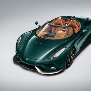 Koenigsegg stellte in Genf unter anderem einen Regera in British-Racing-Green vor.