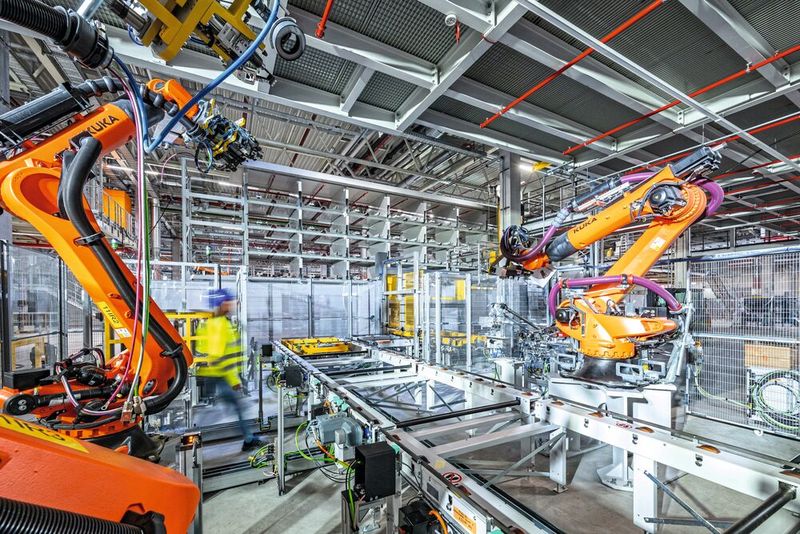 Aufbau des BMW Group Werks Irlbach-Straßkirchen. (Bild: BMW AG)