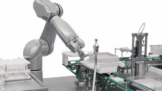 Im handschuhlosen Isolator von Syntiso laufen die Prozesse automatisch ab und menschliche Eingriffe werden auf ein Minimum reduziert. (Bild: Syntegon)