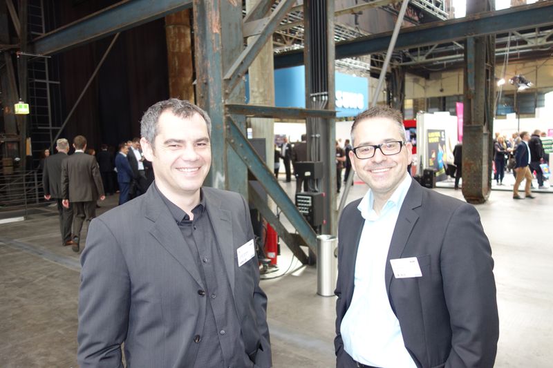 Christof Stelmach (l.) und Guido Peters, ZyXEL (Bild: IT-BUSINESS)
