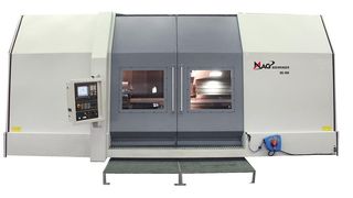 Für die Bearbeitung von Kurbel- und Nockenwellen wurde die NG 400 konstruiert. Die Drehmaschine stammt von Boehringer. (Archiv: Vogel Business Media)