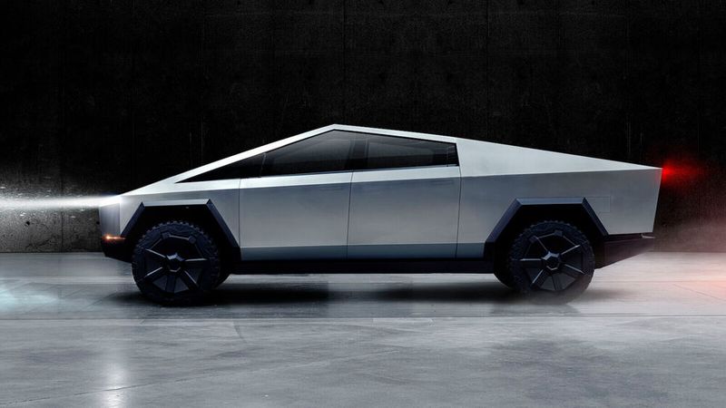 Der Startschuss für Teslas Cybertruck fällt später als bislang angekündigt.(Bild:  Tesla)