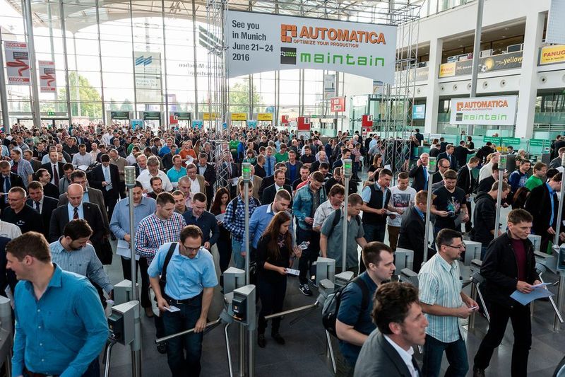 Fotoimpressionen von der Automatica 2014 (Bild: Messe München)