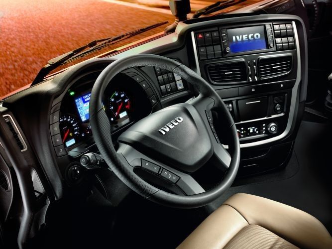 Zudem bietet Iveco die Funktion „Driving Style Evaluation“ an, die den Fahrstil des Fahrers bewertet. (Foto: Iveco)