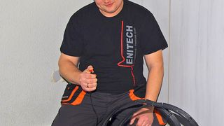 Der Gewinner des Push-in-Contests heißt Sven Kunstmann von Enitech Energietechnik - Elektronik GmbH. Er darf sich auf ein Formel-1-Wochenende freuen. (Bild: Phoenix Contact/Andre Geissler)