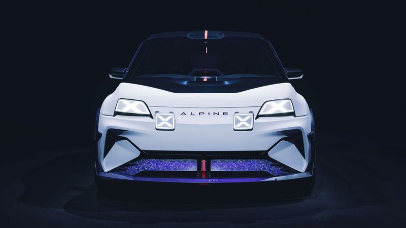 Einen Zukunftsbaustein zeigt die Studie A290_ß – die Alpine-Version des neuen Renault 5. (Bild: C.CHOULOT)