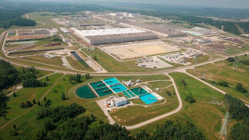 Das Gelände der ehemaligen Urananreicherungsanlage in in Pike County, Ohio.(Bild:  DOE)