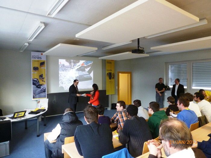 Séminaire Sandvik du 31 janvier 2013 au Technopôle de Ste-Croix. (Image: CPNV, Y. Neuenschwander)