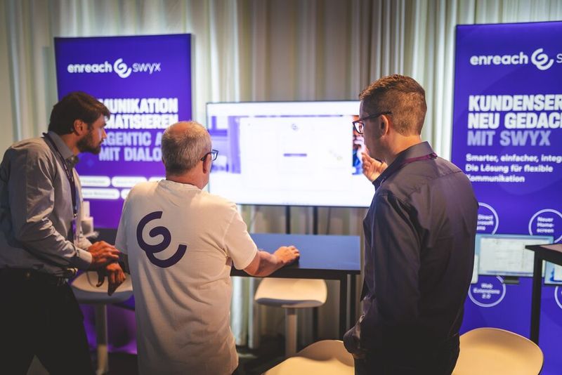 Gespräche mit Enreach-Experten (Bild: Studio Fritsch)