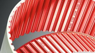 Der PU-Hochleistungszahnriemen Brecoflex move AT15 mit 15 mm Teilung und gesteigerter Riemensteifigkeit. (Mulco-Europe EWIV)