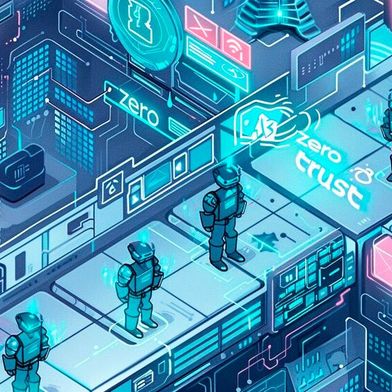 KI-Agenten agieren künftig wie digitale Mitarbeitende mit eigenen Identitäten und klar definierten Zugriffsrechten. (Bild: Midjourney / KI-generiert)