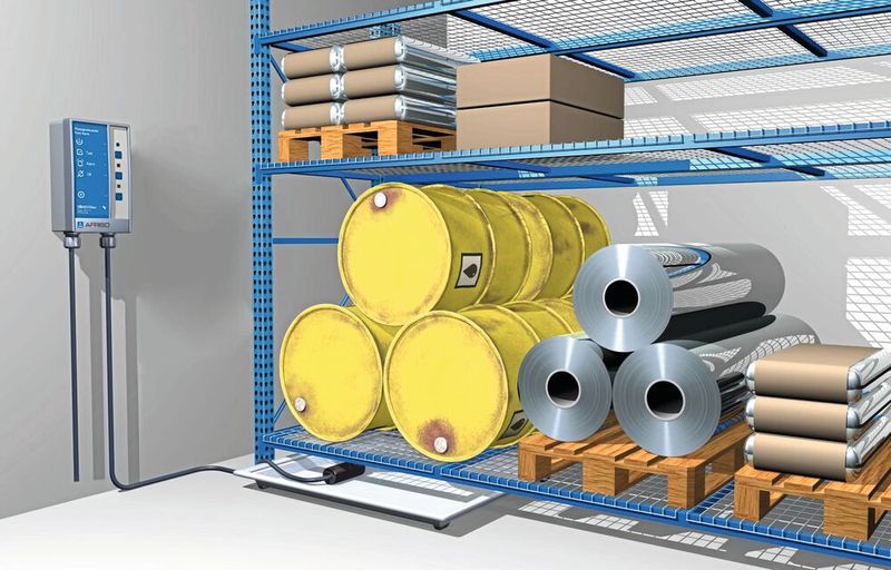 Für die Lagerung kritischer Flüssigkeiten bietet AFA 11 eine optimale Lösung zur Überwachung. Die Sonde reagiert auf viele Medien wie Heizöl, Diesel, dünnflüssige Schmieröle, Motoren-, Getriebe- oder Hydrauliköle, Pflanzen- und Transformatorenöle, Wasser u. v. m. (Bild: Afriso-Euro-Index GmbH)