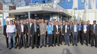 Clariant-Energiemanager aus ganz Deutschland haben sich kürzlich in Moosburg an der Isar getroffen. (Bild: Clariant)