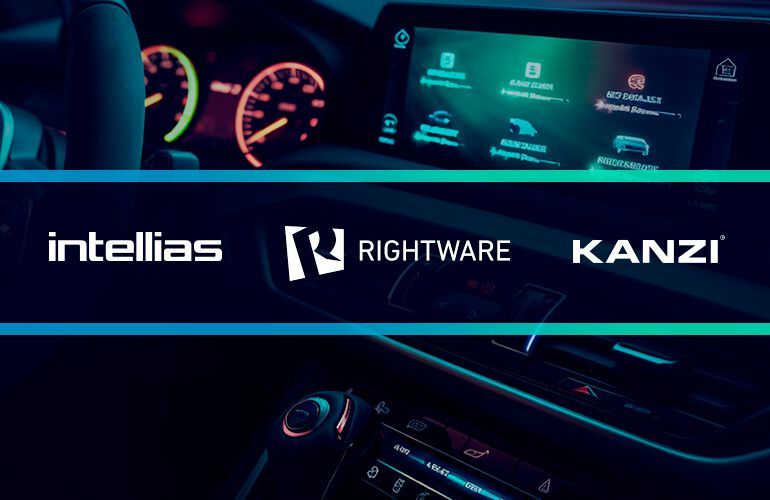 Intellias möchte mit dem Prototyp der neuen Generation seines digitalen Cockpits IntelliKit, das auf der Qualcomm SA8295P Snapdragon Automotive Cockpit Platform der 4. Generation basiert und Rightwares Kanzi One HMI-Kit sowie die Blackberry IVY Connected Vehicle Data Platform integriert. (Bild: Intellias)