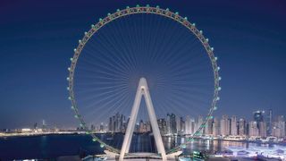 Die Systeme von Vahle versorgen die 48 Kabinen des weltweit größten Riesenrades Ain Dubai mit Energie. (Ain Dubai)