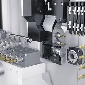 Der Langdrehautomat Swiss DT 13 von Tornos ist für einen maximalen Stangendurchlass von 13 mm ausgelegt.