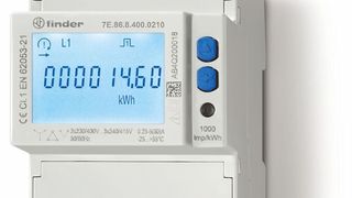 Für eine exakte Messung und Energieverbrauchsanalyse sind Lösungen gefragt wie die elektronischen Wirkstromzähler der Serie 7E von Finder mit mechanischer oder LCD-Anzeige.  (Finder)