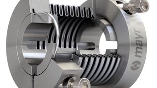 Mit ihren soliden kraftschlüssigen Verbindungen steht die Smartflex-Metallbalgkupplung von Mayr Antriebstechnik für eine spielfreie und zuverlässige Drehmomentübertragung.  (Mayr Antriebstechnik)