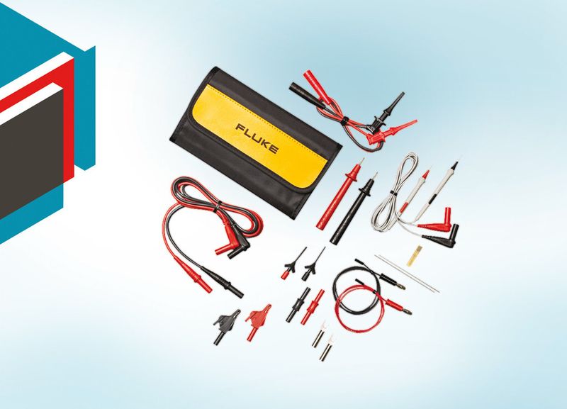 Für jeden Einsatz der richtige Anschluss: Fluke Messleitungs-Kit. (Bild: Distrelec)