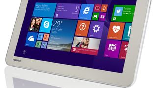 Das Multi-Touch-Display misst 10,1 Zoll und löst mit 1.280 x 800 Pixel auf. (Bild: Toshiba)