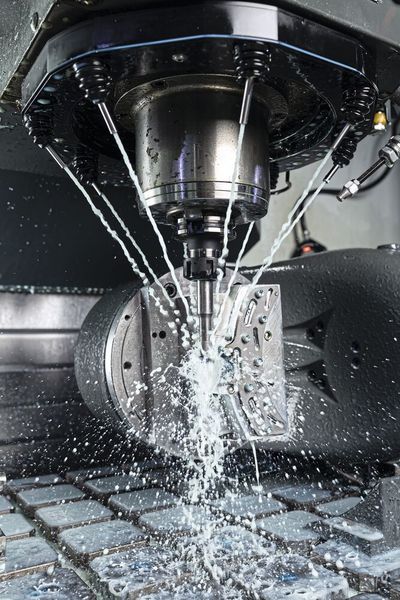 Die Kühlmitteldüsen liefern einen Kühlmitteldruck von maximal 15 bar.  (Bild: Horn/Sauermann)