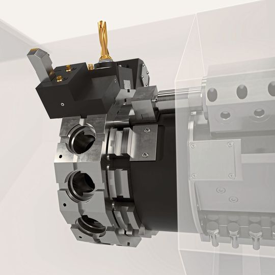 Schneller rüsten: Das Werkzeugspannsystem Quick-Lock BMT ermöglicht einen schnellen, automatisierten Werkzeugwechsel mit Roboter. Schneller rüsten: Das Werkzeugspannsystem Quick-Lock BMT ermöglicht einen schnellen, automatisierten Werkzeugwechsel mit Roboter.