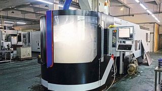 The Tornos multi spindle machine at Wuxi. (Tornos)
