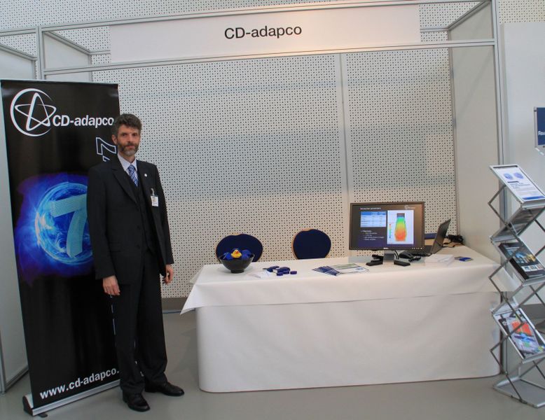 Bild vom Stand von CD-adapco. (Bild: PROCESS)