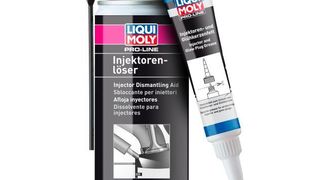 Erleichtert den (Wieder-)Ausbau von Injektoren: der Injektorenlöser und das Injektoren- und Glühkerzenfett aus der Pro-Line-Serie von Liqui Moly. (Liqui Moly)