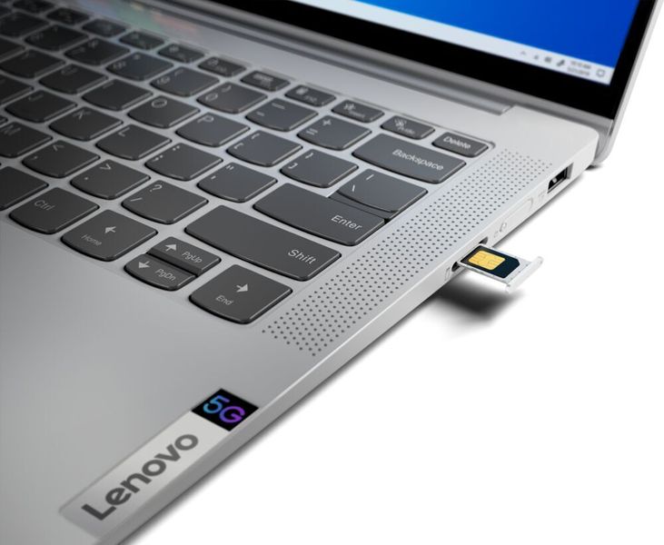 Das IdeaPad 5G hat sogar eine integrierte SIM-Karten-Halterung. (Lenovo)